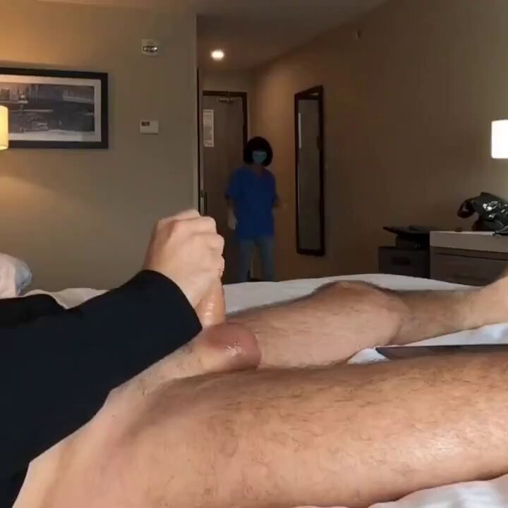 She walked in on me and joined in the fun